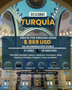 Turquía - Viaja desde $869USD x persona